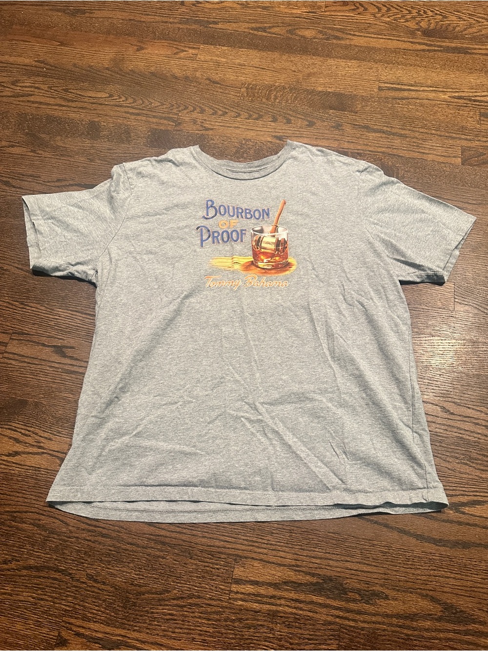 Tommy Bahama Gray 'Bourbon of Proof' Graphic Tee